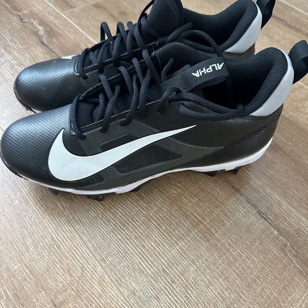 Nike Black and White Cleats